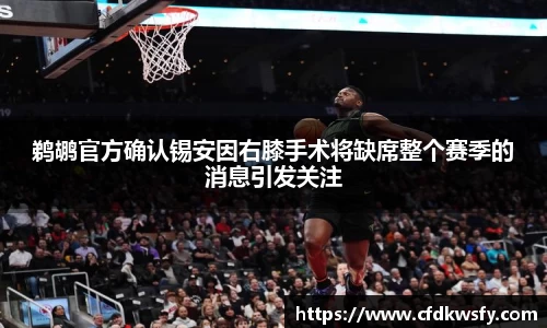 鹈鹕官方确认锡安因右膝手术将缺席整个赛季的消息引发关注